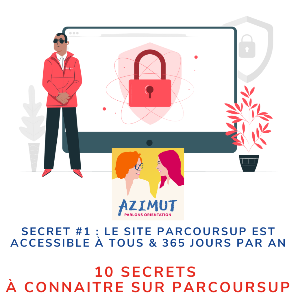SECRET #1 _ LE SITE PARCOURSUP est accessible à tous _ 365 JOURS PAR AN 10 secrets à connaitre sur parcoursuP