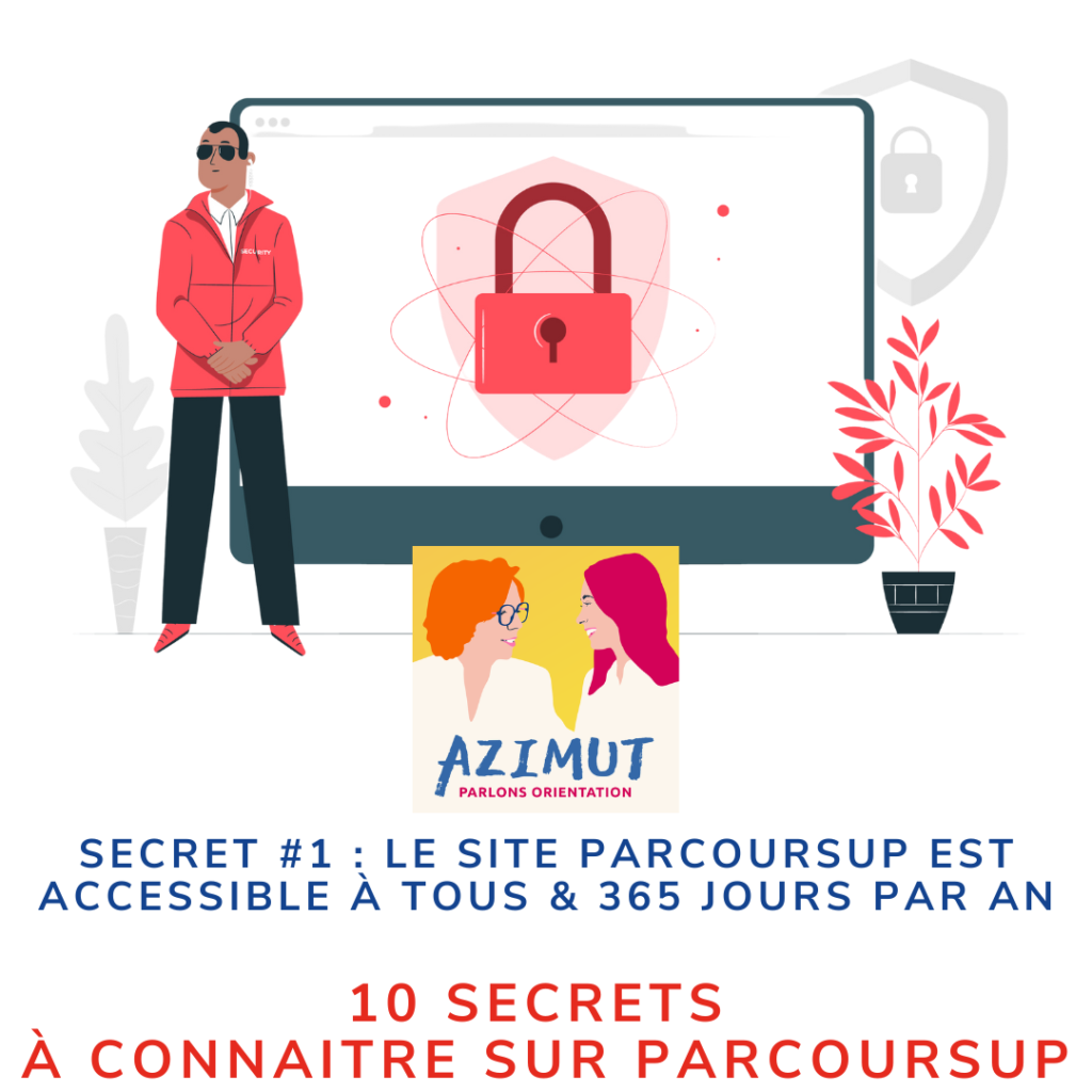 SECRET #1 _ LE SITE PARCOURSUP est accessible à tous _ 365 JOURS PAR AN 10 secrets à connaitre sur parcoursuP